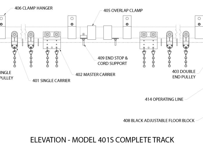 400 Series Heavy Duty Straight Track